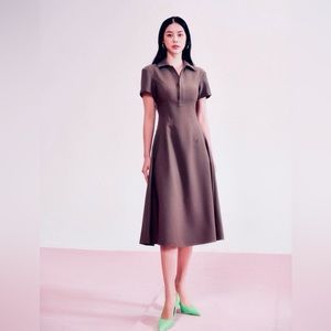 BCBGMaxazria Plum Shirt Dress
